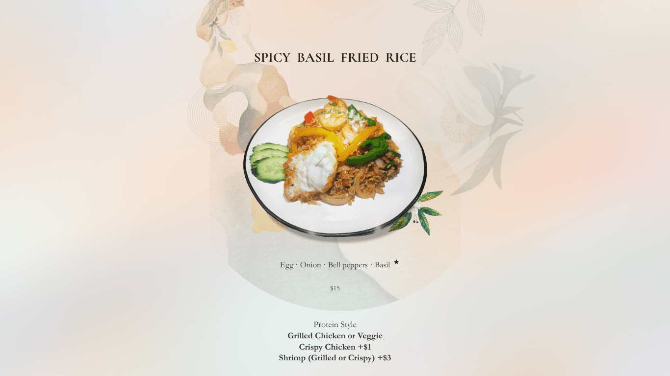 Spicy Basil Fried Rice
